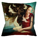 Декоративная подушка «Лети, моя голубка»