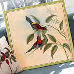 Картина на холсте «Птицы Солнца» 60×60, холст, галерейная натяжка (версия 6)